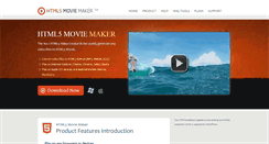 Desktop Screenshot of html5-movie-maker.com